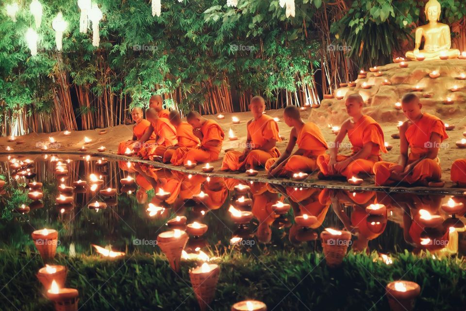 Loy kratong festival ,Thailand