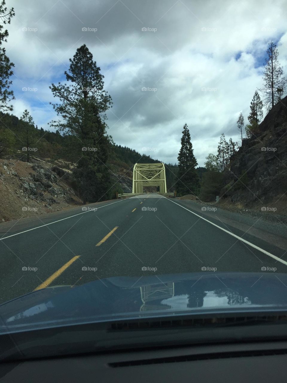 I love driving up to this bridge