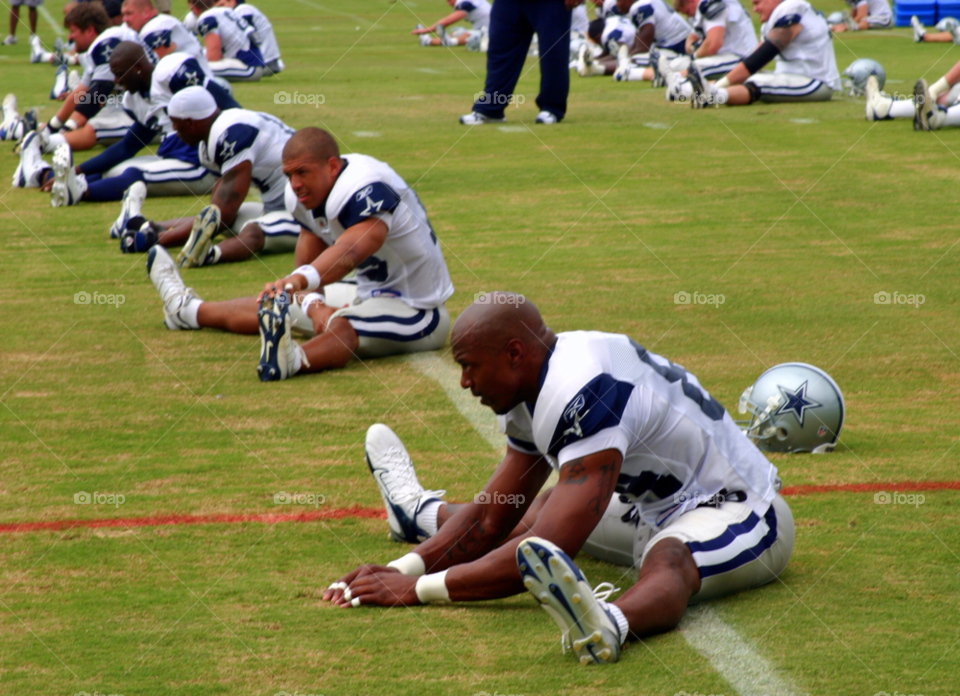 sport field blue white by hlehnerer