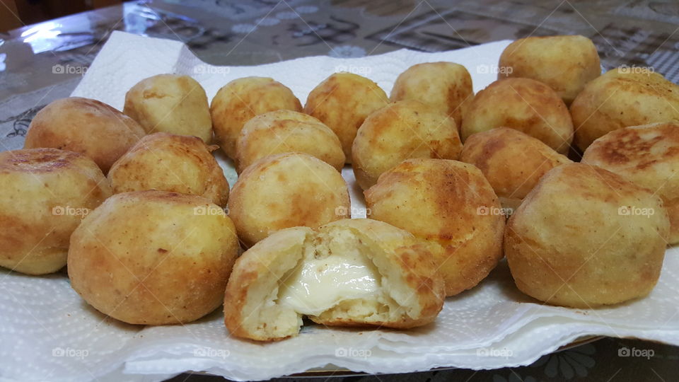 crocchette di patate con cuore di mozzarella
