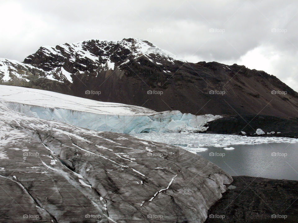Glacier in Peru
