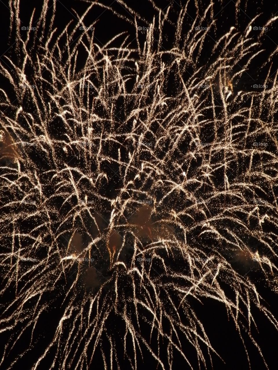 Gold rain Fireworks