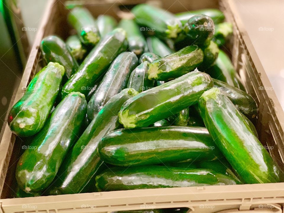 Organic zucchini wrapped 