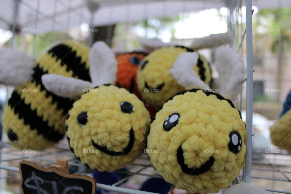 Knitted bees 🐝