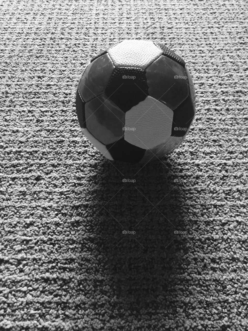 Soccer ball shadow 