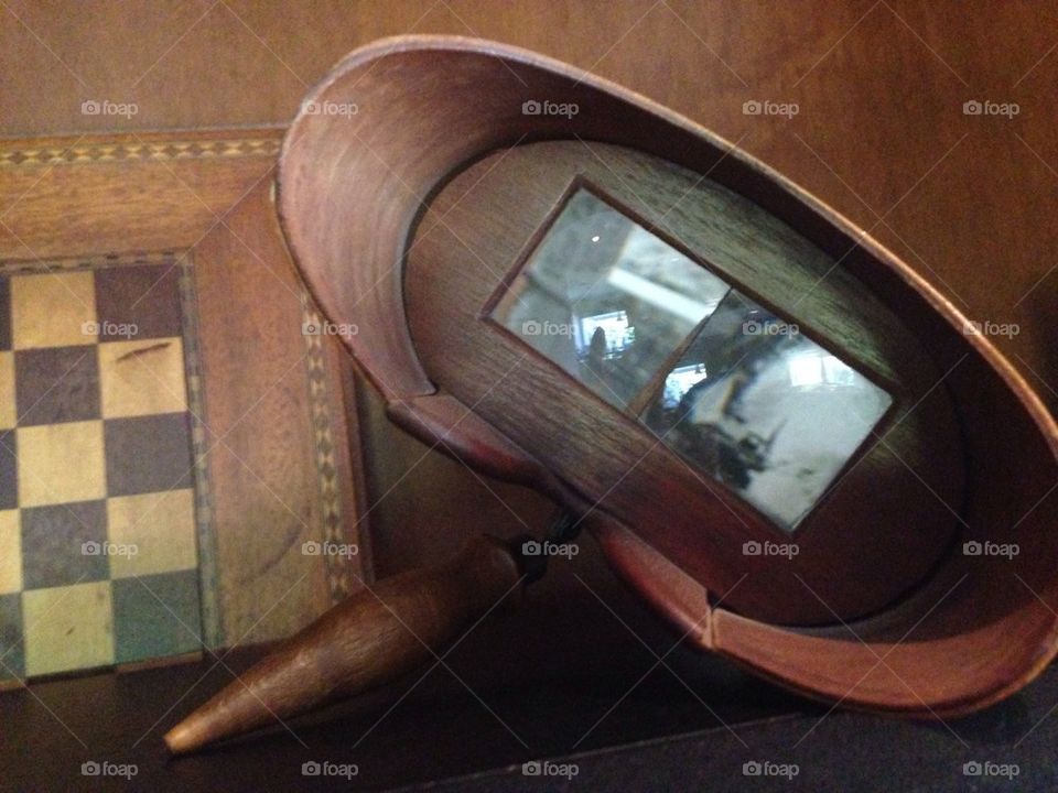Stereo viewer with chess board