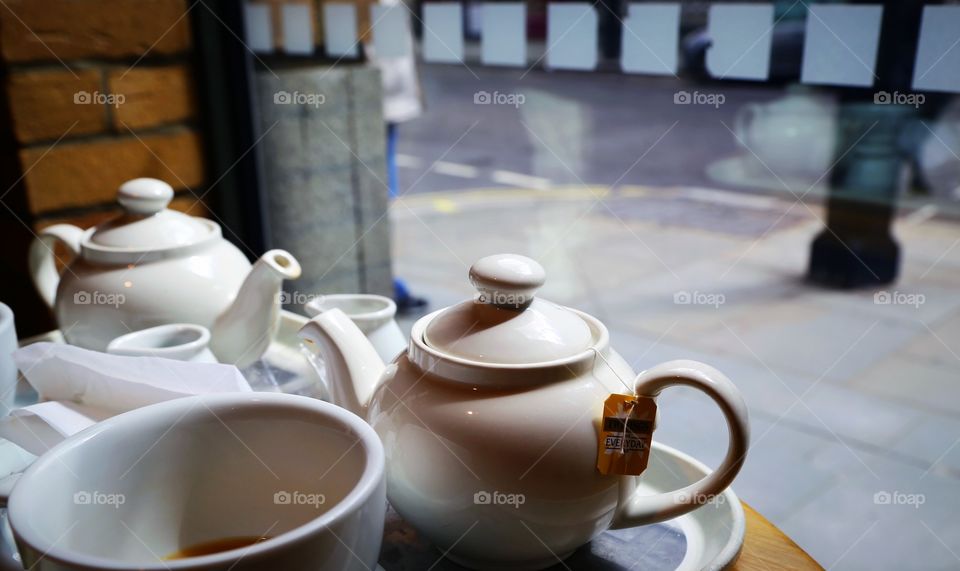 Tea at a teahouse