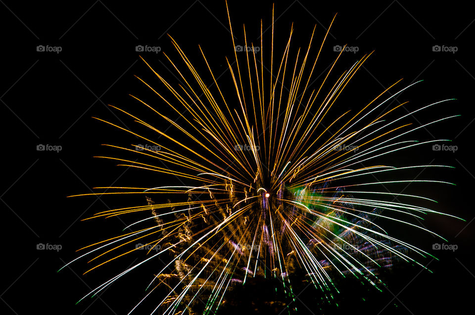 fireworks . firework in Marbella 