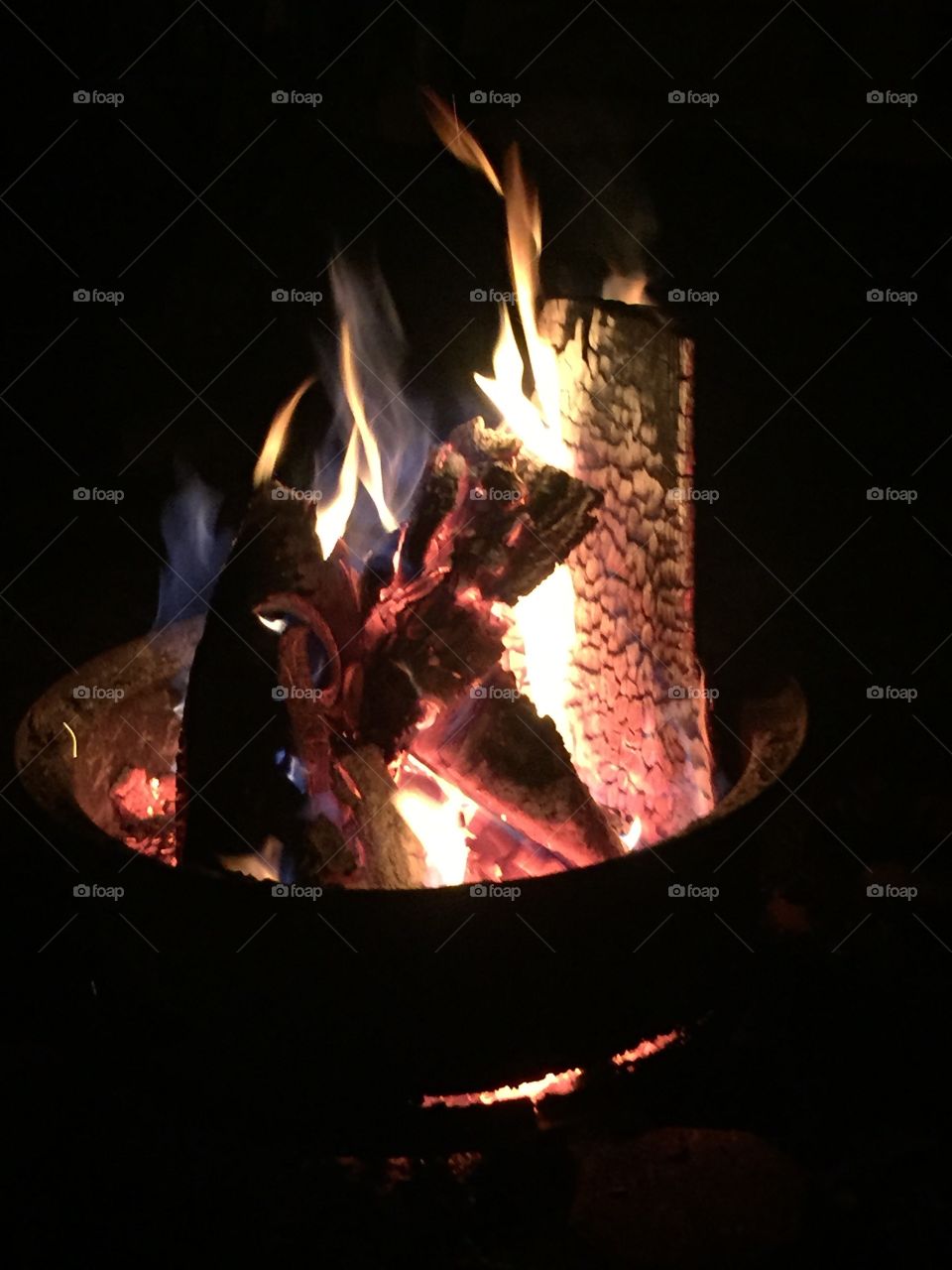 First fire of camping season 