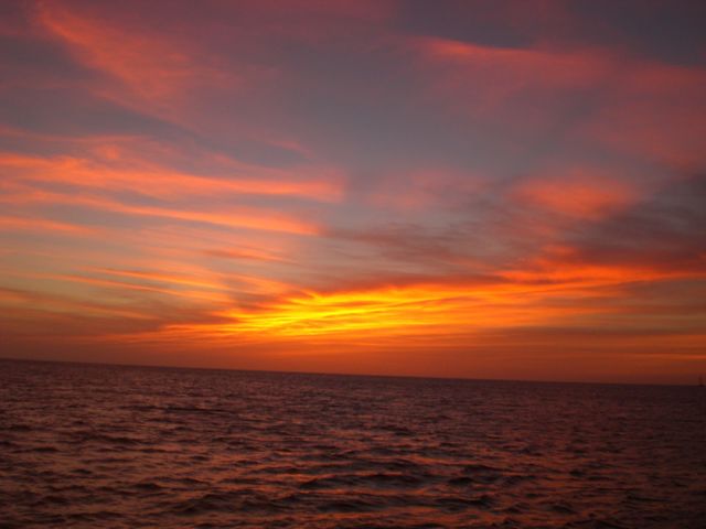 Caribbean sunset...