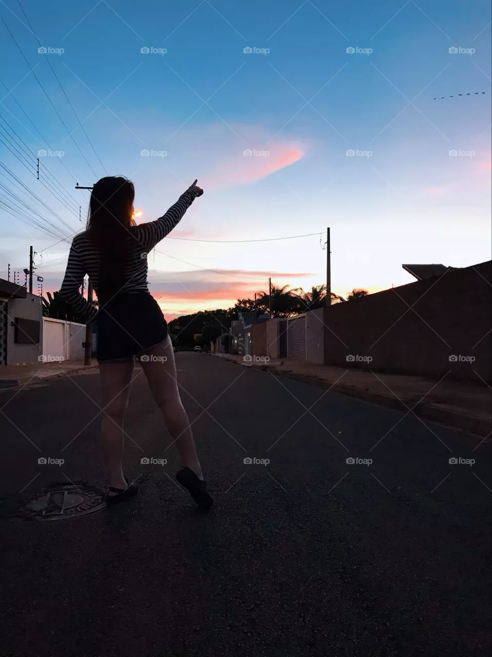 Looking at the sky