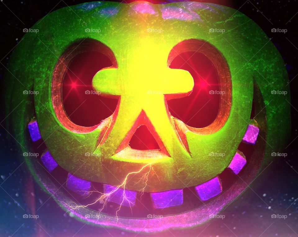 Spooky jackolantern . Spooky jackolantern 