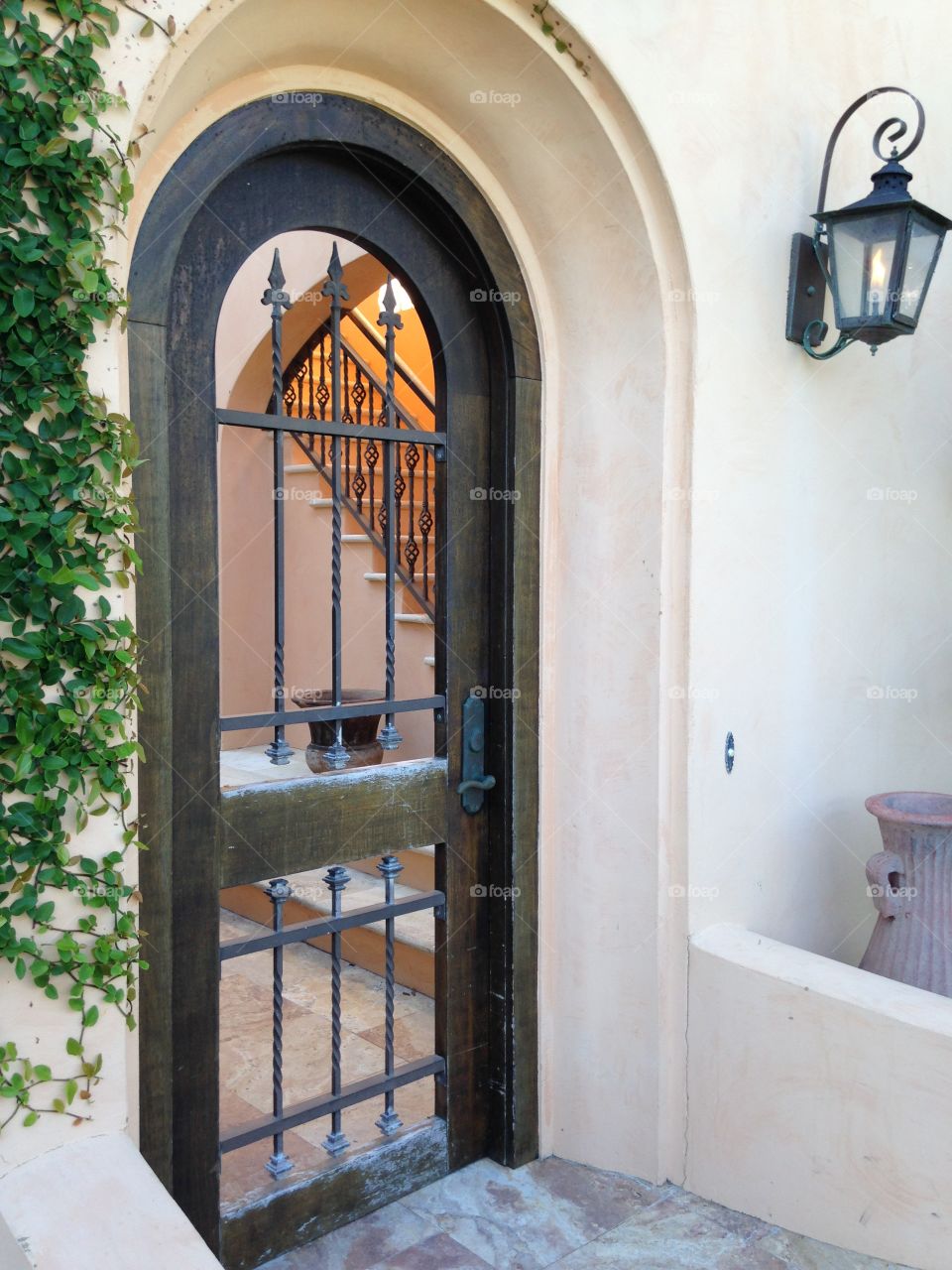 Wrought Iron Door