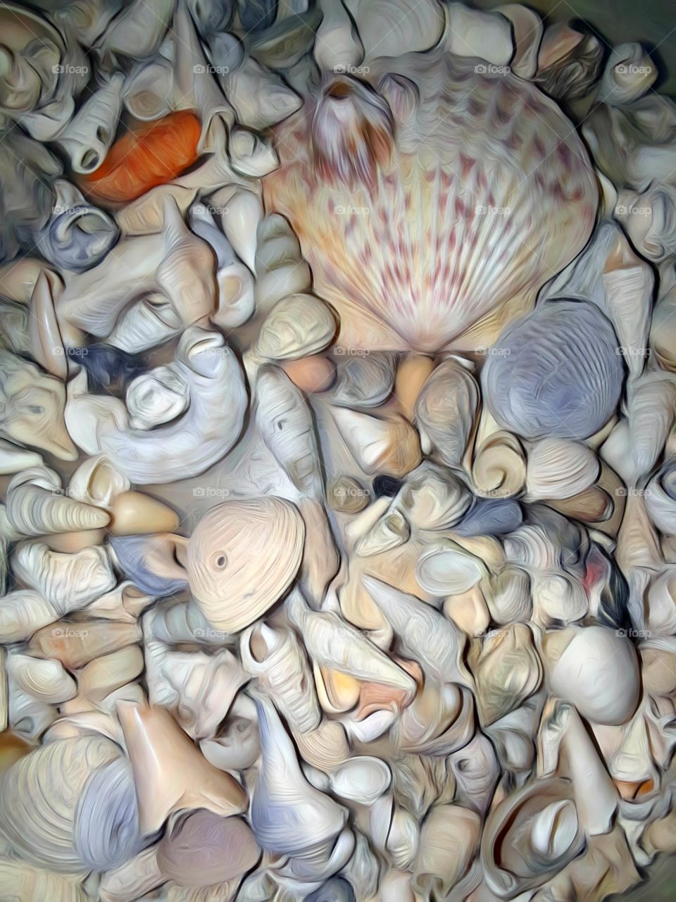 more seashell art