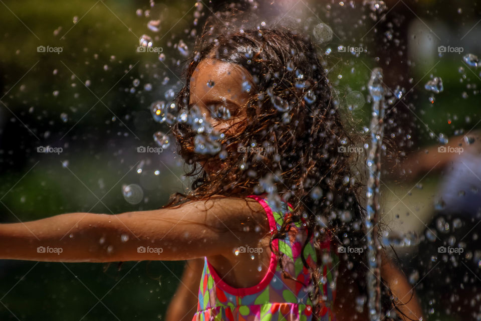 Fun with water sprinkles