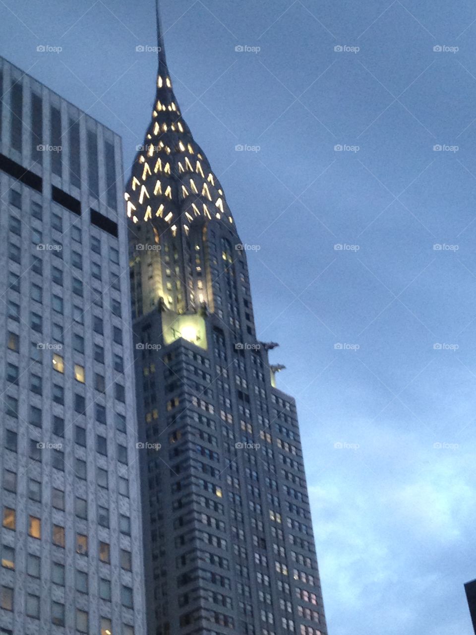 Chrysler. Picture of the Chrysler building from MSK office