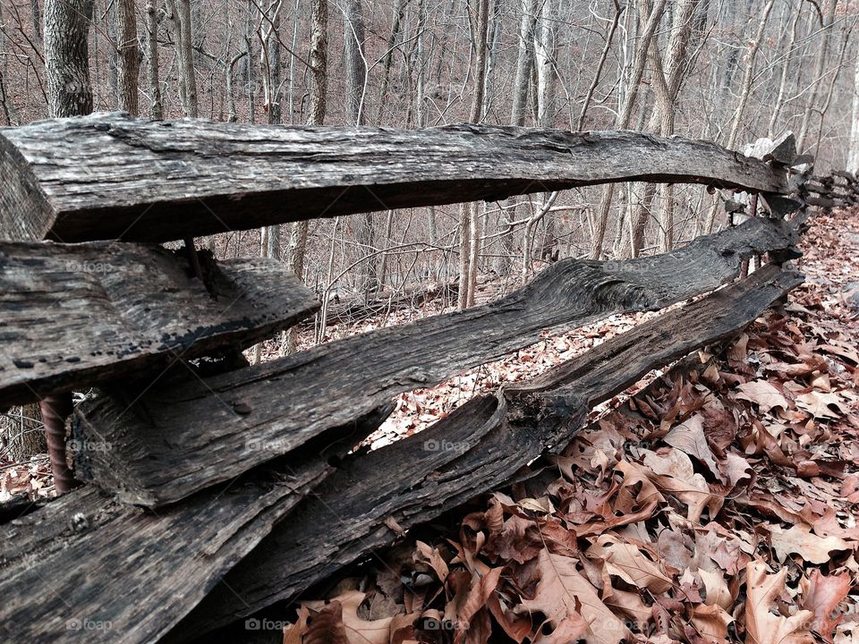 Springfield Missouri wooded trail fence