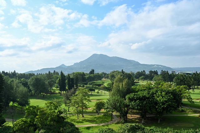 Beautiful mountain and park natural landscape