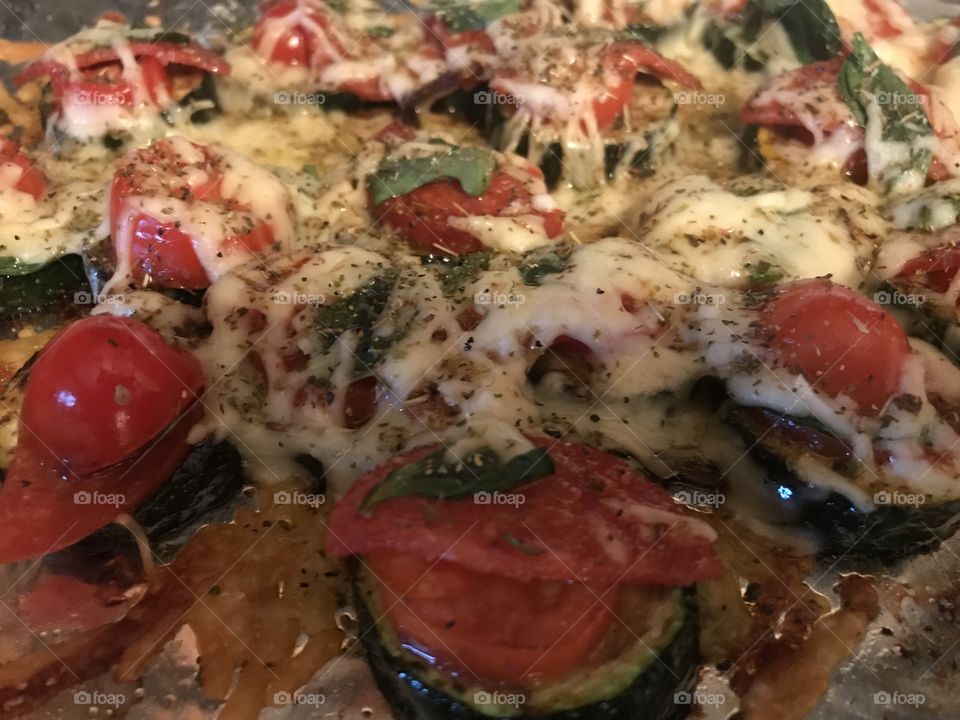 Stuffed zucchini