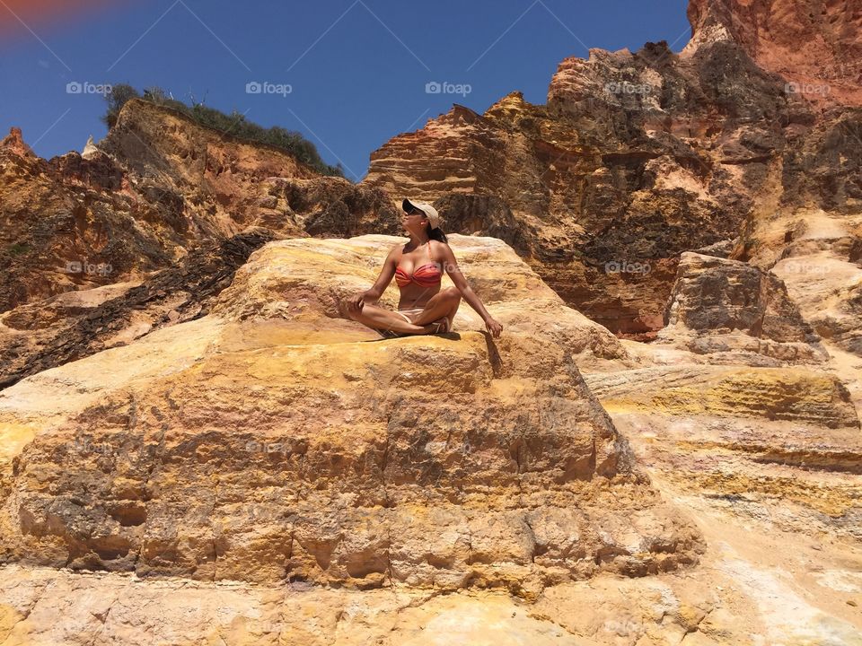 Nas falésias de Maceió - Brasil