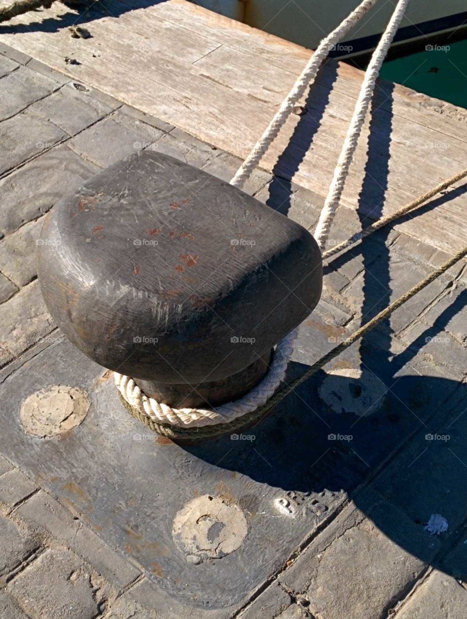 Amarre en puerto de Málaga