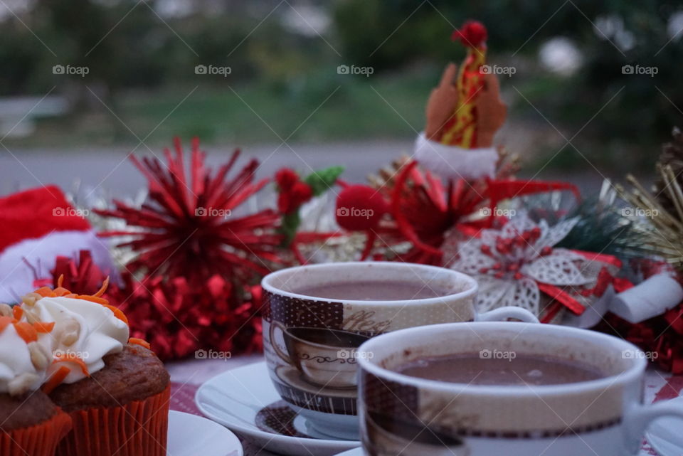 Garden#christmas#hot#chocolate#decor#muffins