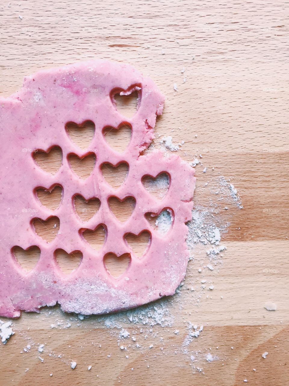 Cutting the cookies