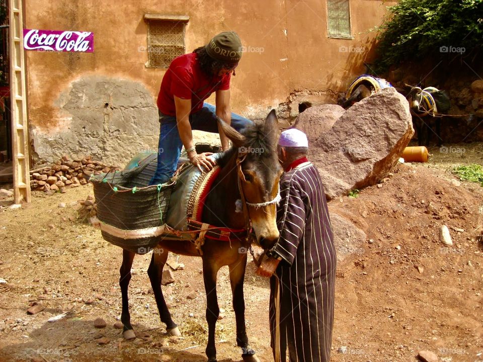 Coca cola brings people together from all around the world, Ourika Morocco