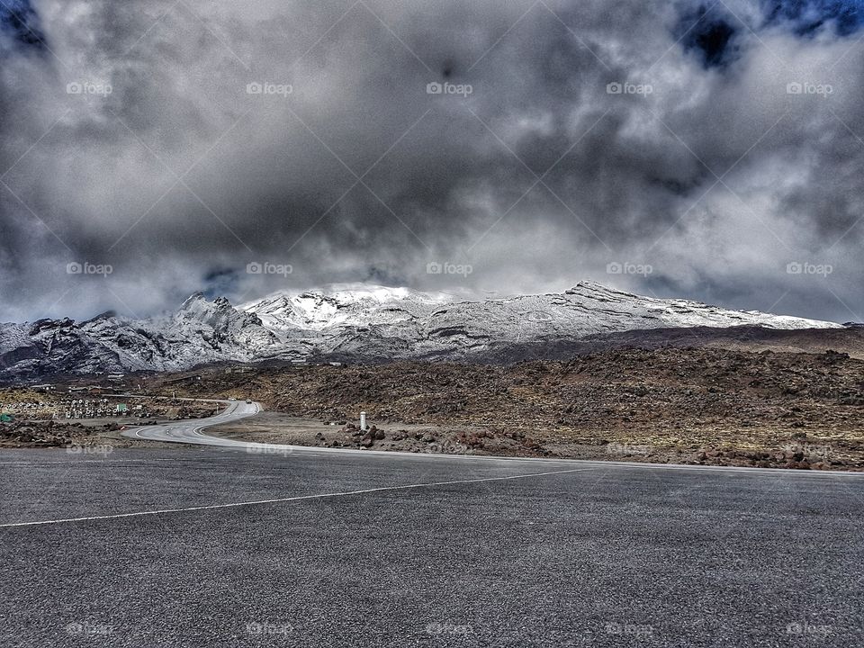 Bruce Road to Mountain Ruapehu NZ