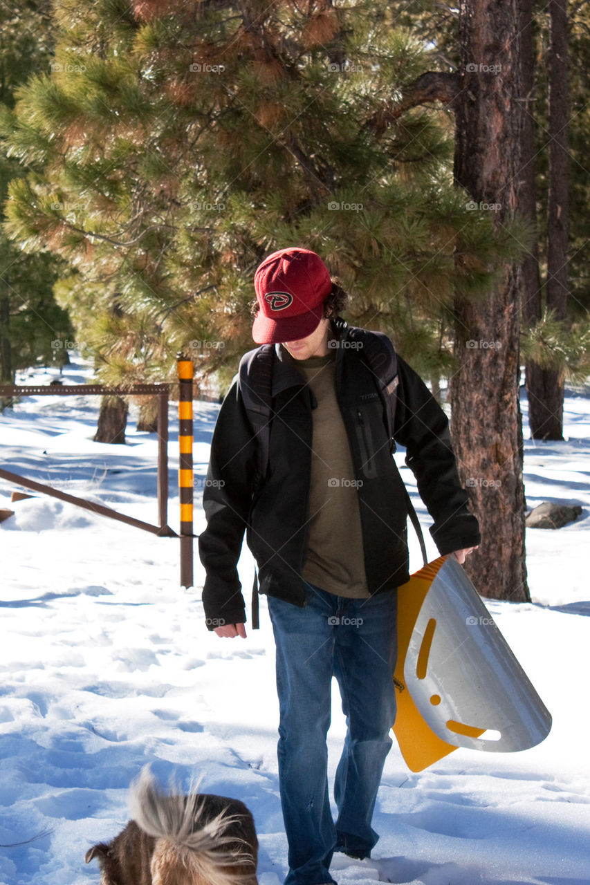 Sled fun in Arizona 