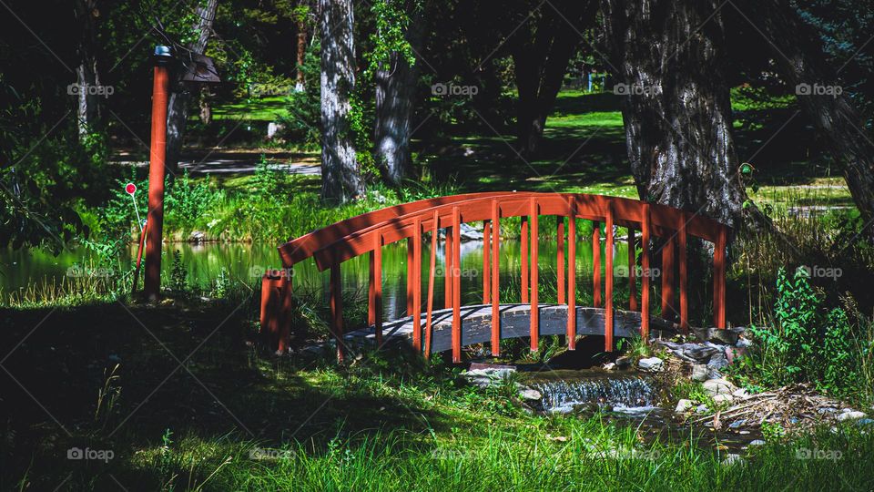 Solemn small bridge.