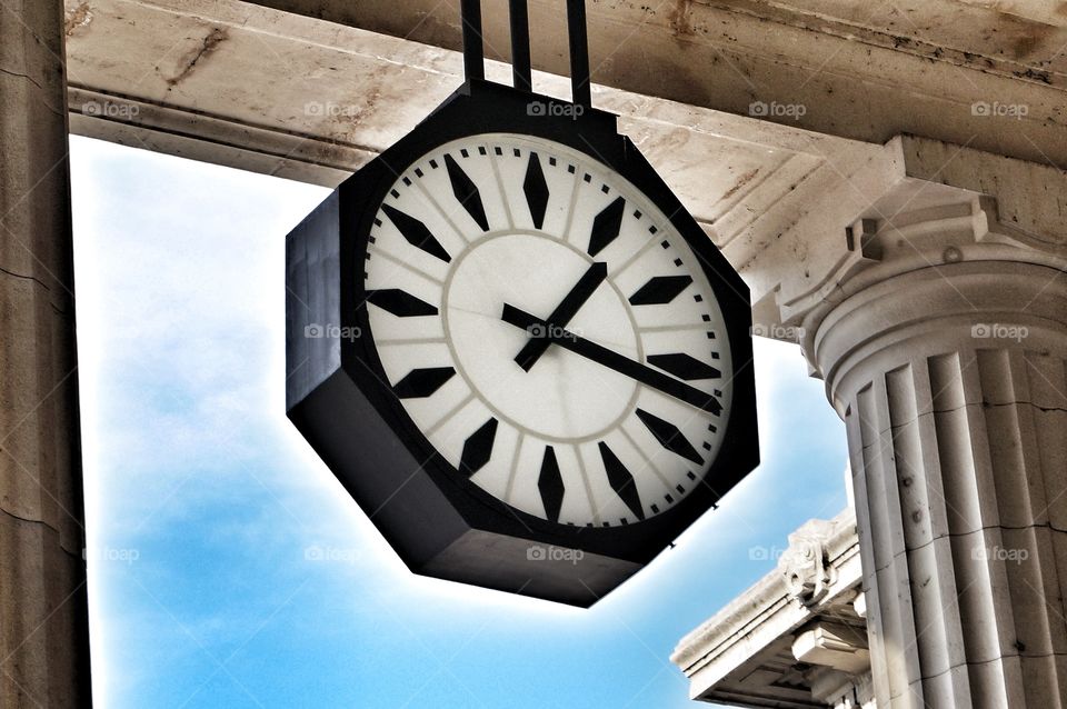 Giant Clock. Milan Central Station