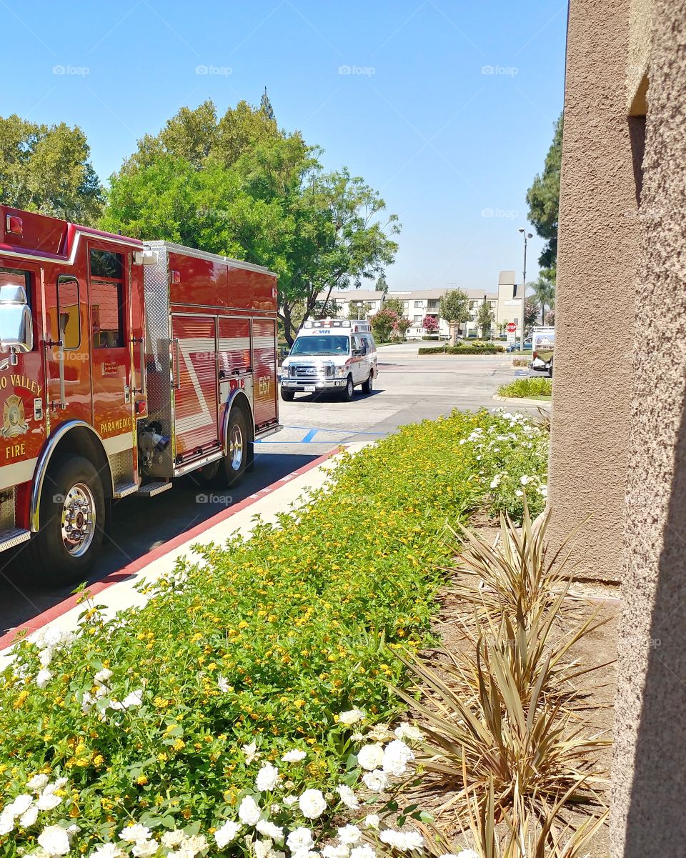 Fire Engine and Ambulance 911 Call