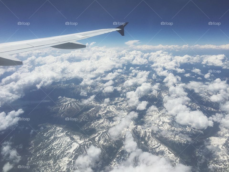Flying over Colorado