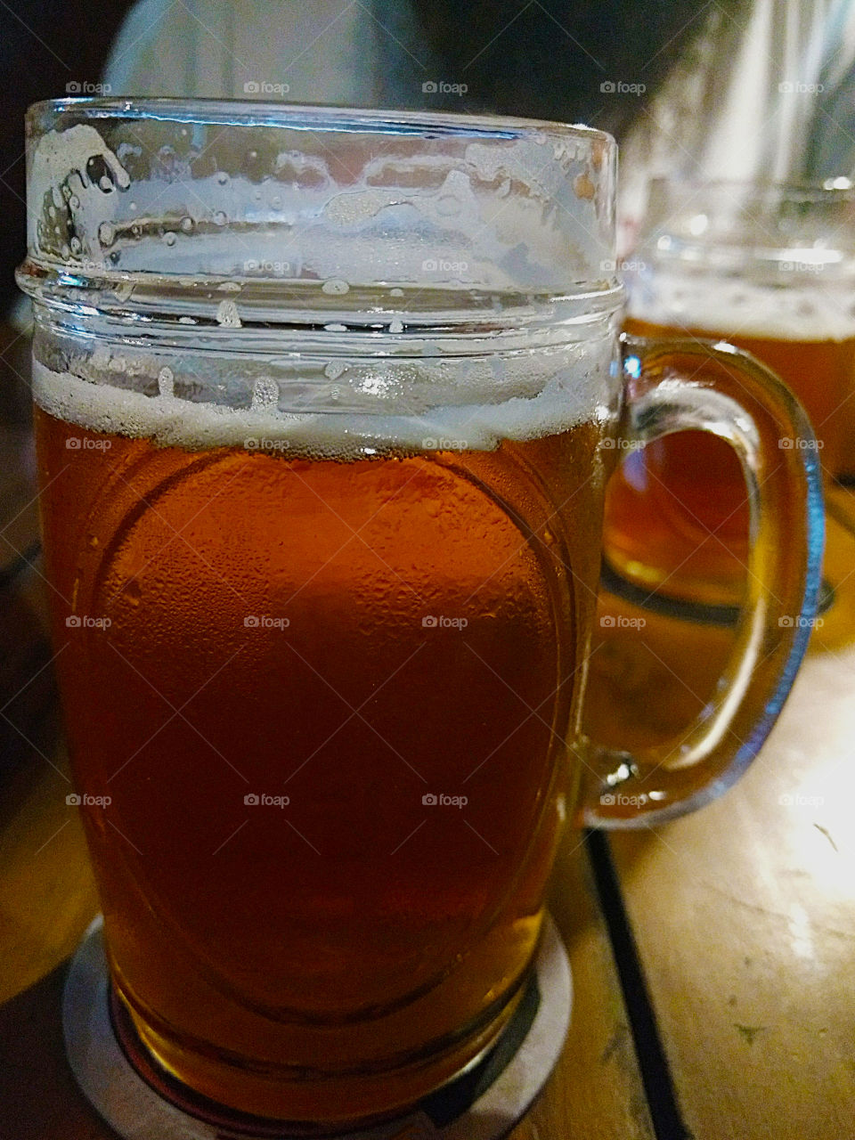 A pint of cold beer