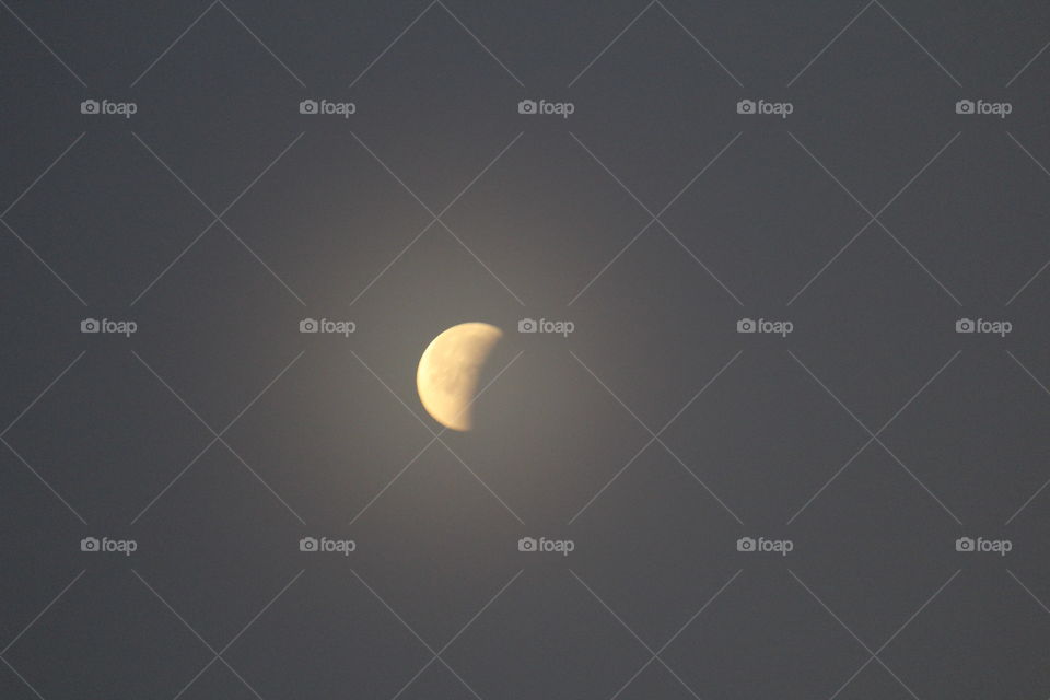 Moon, No Person, Eclipse, Sky, Astronomy
