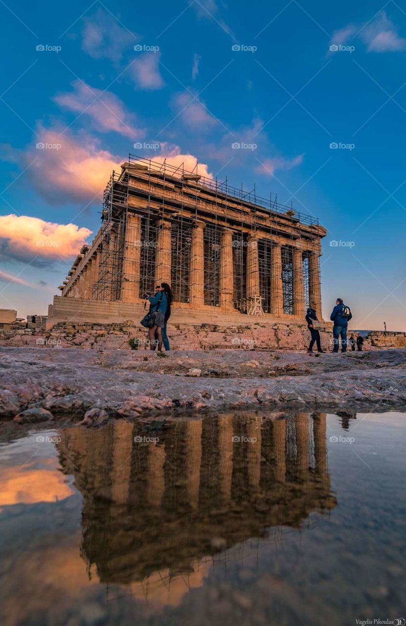 Acropolis after the rain