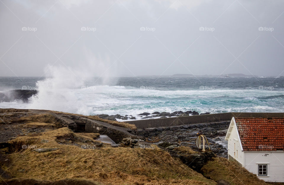 Stormy weather. 