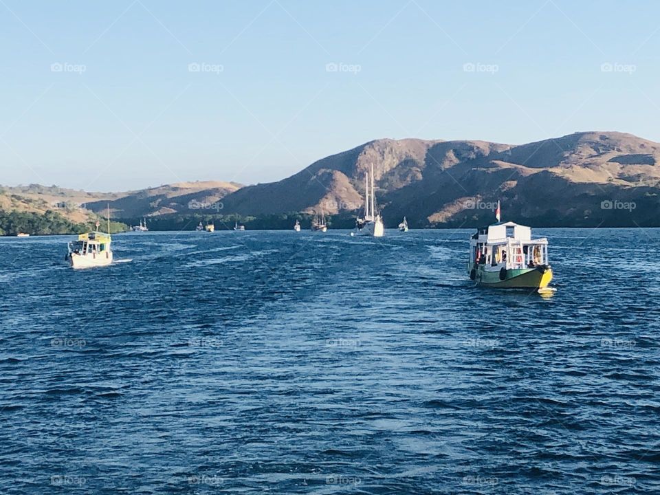 Komodo Island at Labuan Bajo, Indonesia 