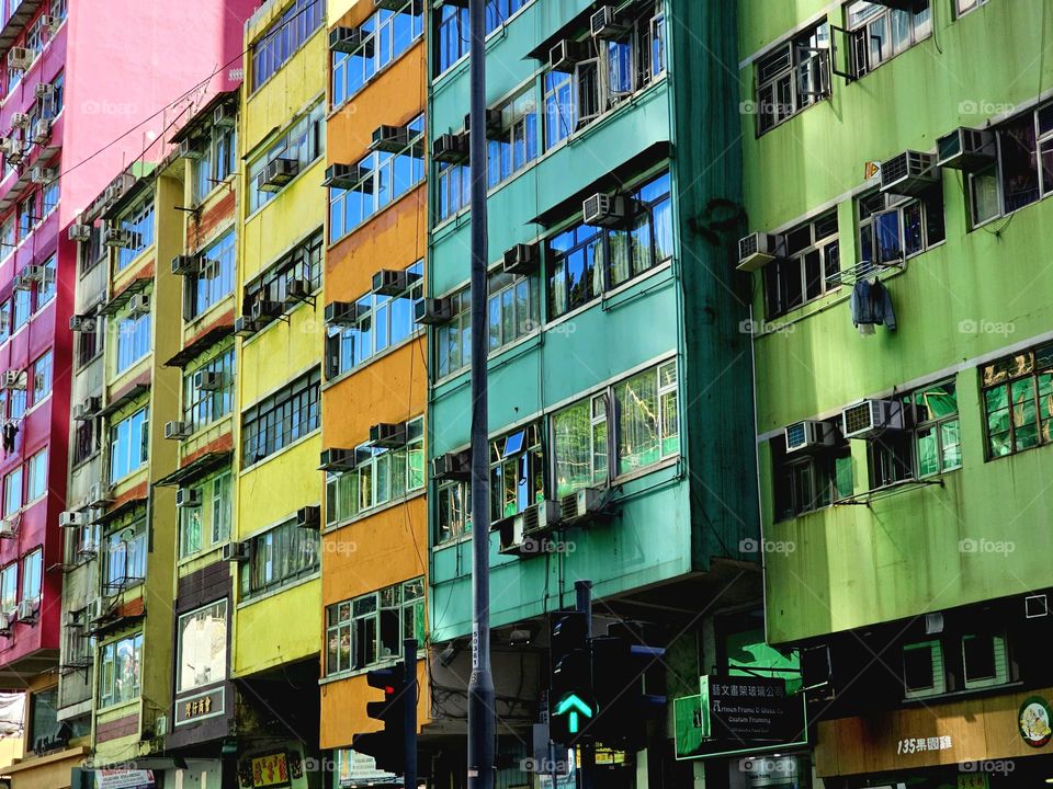 Colorful buildings