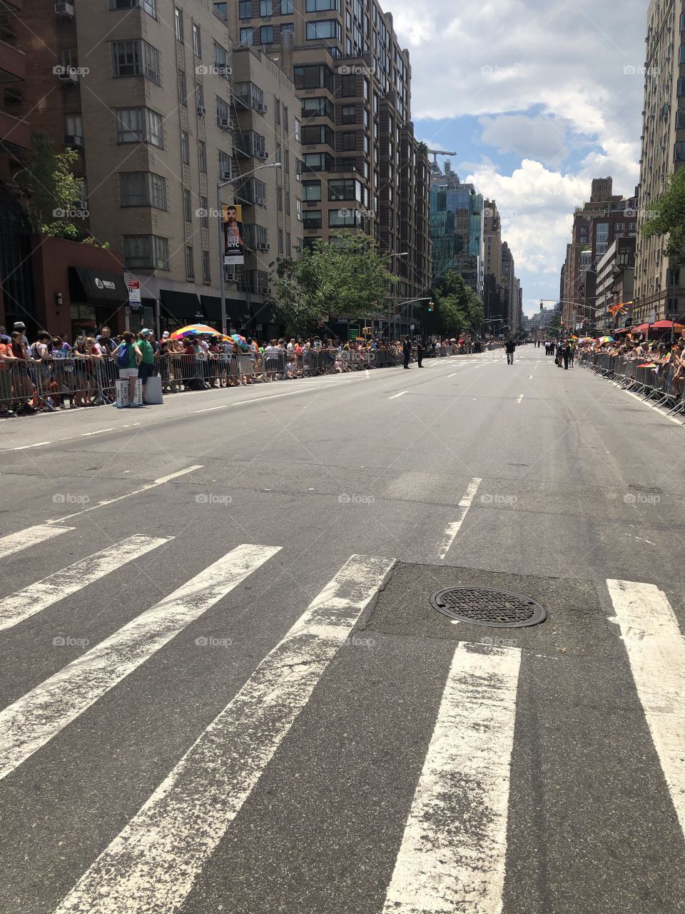 Empty nyc street