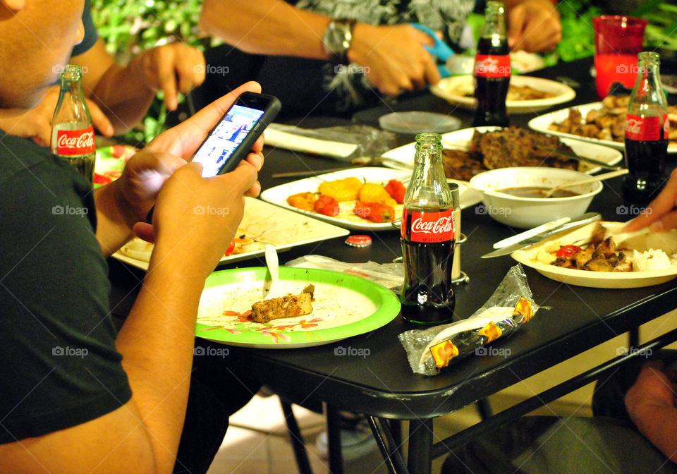 Dining with Coca Cola