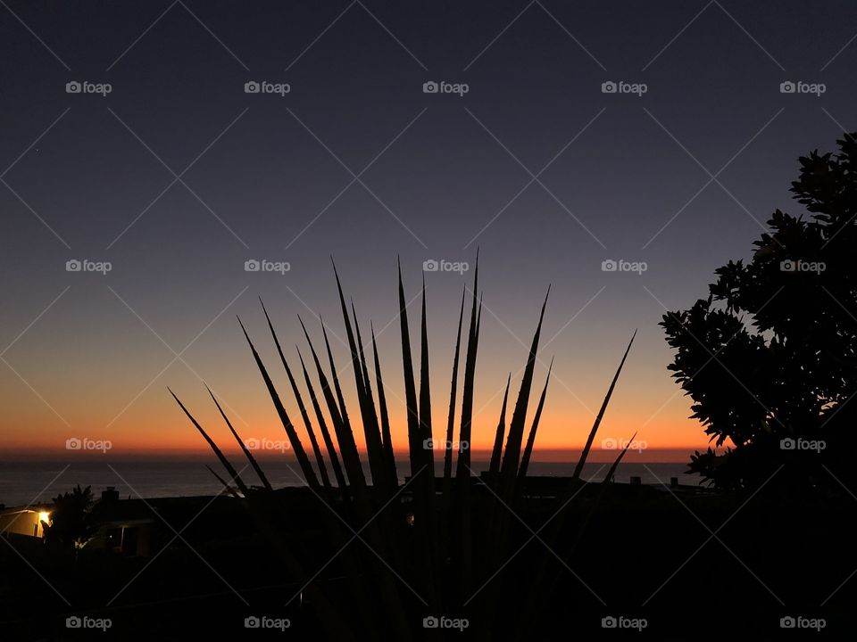 Foap Mission Silhouettes! Southern California Coastal Sunset With Silhouette in the Foreground!