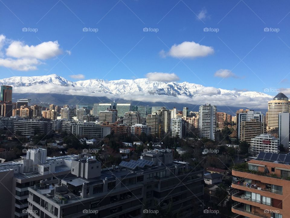 Andes at Santiago de Chile