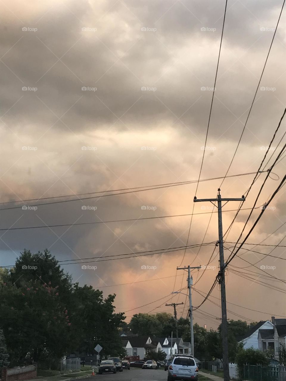 sunsets with a rainbow are my favorite 