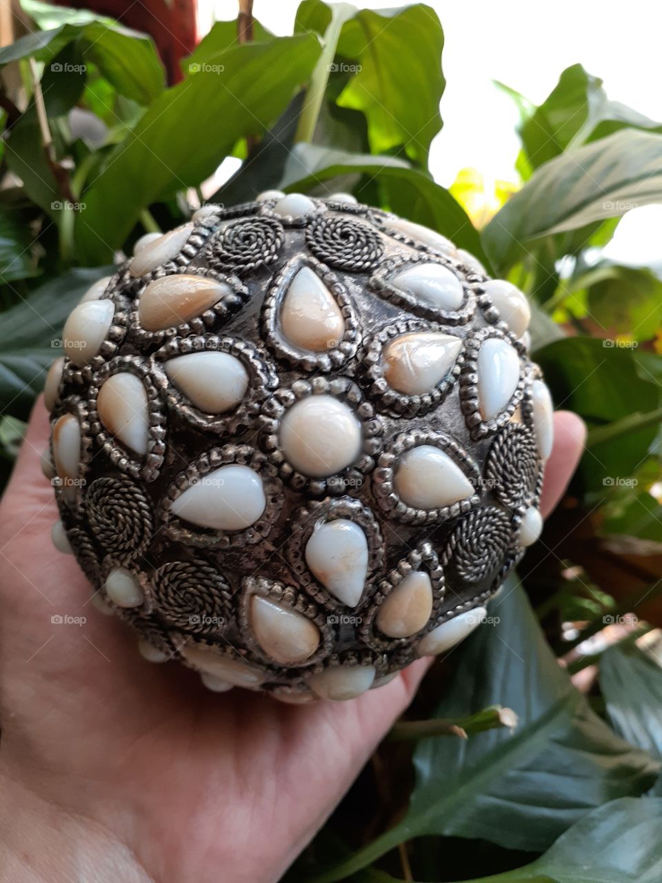 Home Decor Tin Sphere