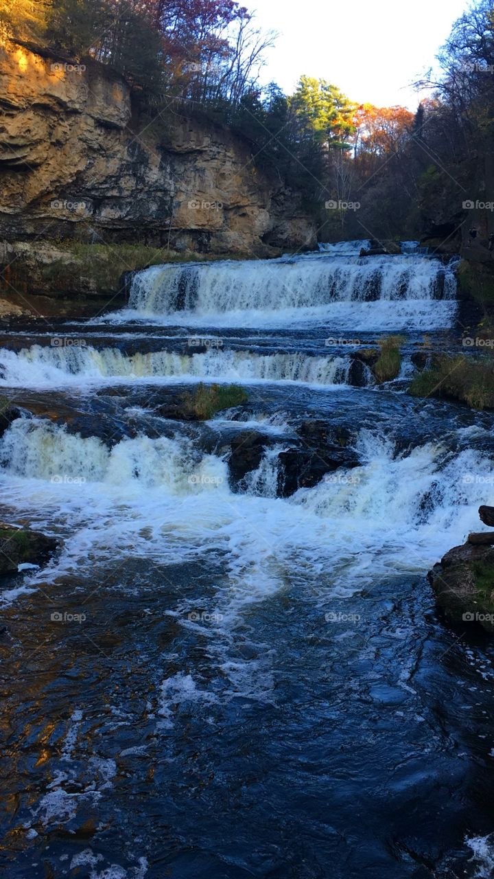 Waterfall in the Fall