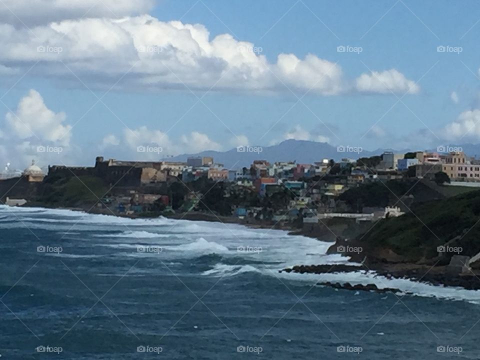 San Juan shoreline