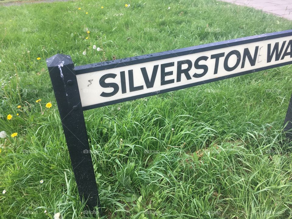 Silverston road sign