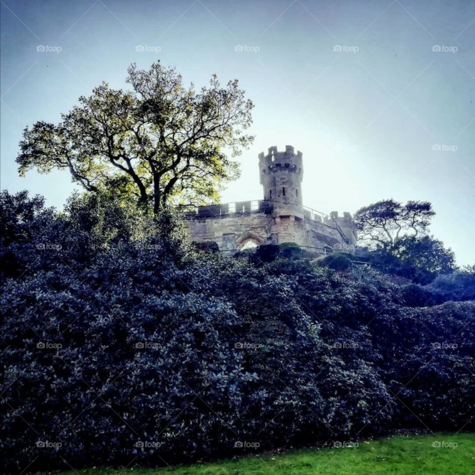 Warwick Castle in the summer sunshine